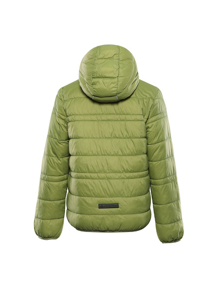ALPINE PRO Kinder beidseitige Hi-Therm Jacke ALPINE PRO DOUWO turtle green Variante pe
