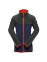 ALPINE PRO Kinder-Warme Mikrofleece-Sweatjacke ALPINE PRO SIUSO 3 petrol