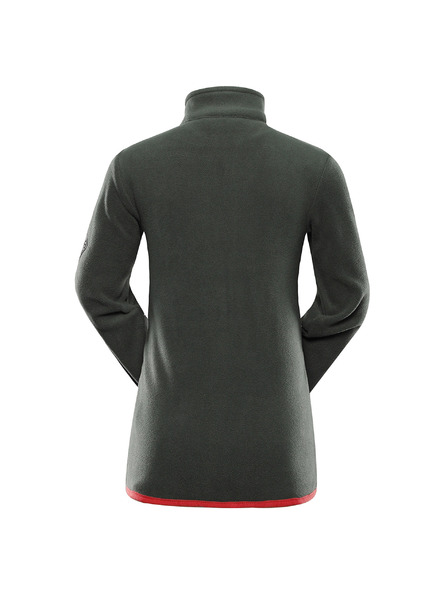 ALPINE PRO Kinder-Warme Mikrofleece-Sweatjacke ALPINE PRO SIUSO 3 petrol