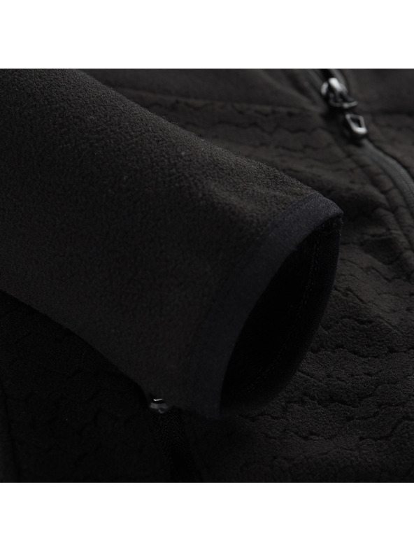 ALPINE PRO Kinder-Warme Mikrofleece-Sweatjacke ALPINE PRO SIUSO 3 black