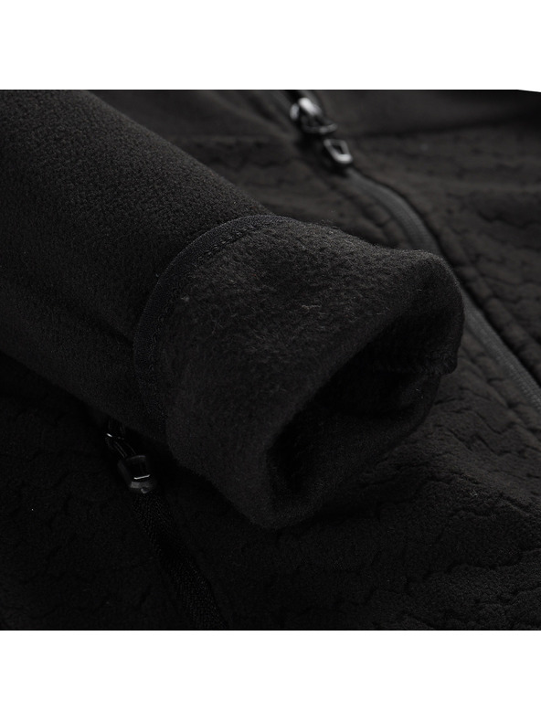 ALPINE PRO Kinder-Warme Mikrofleece-Sweatjacke ALPINE PRO SIUSO 3 black