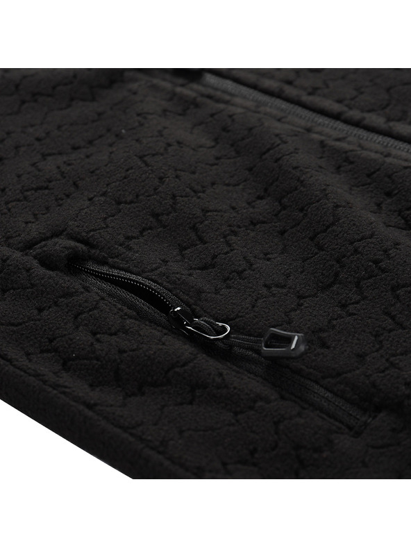 ALPINE PRO Kinder-Warme Mikrofleece-Sweatjacke ALPINE PRO SIUSO 3 black