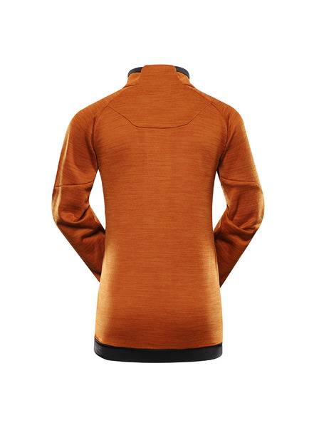 ALPINE PRO Kinder-Schnelltrocknende Sweatjacke ALPINE PRO ONNECO 3 golden oak