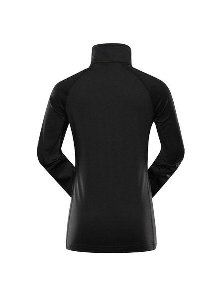 ALPINE PRO Kinder-Schnelltrocknende Sweatjacke mit Prostretch ALPINE PRO QUERTO 2 black