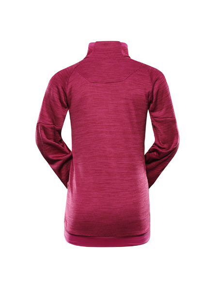 ALPINE PRO Kinder-Schnelltrocknende Sweatjacke ALPINE PRO ONNECO 3 fuchsia red
