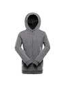 ALPINE PRO Kinder-Melierter Kapuzenpullover ALPINE PRO LELO dk.true gray