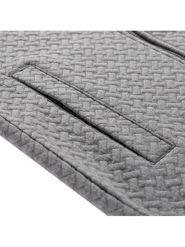 ALPINE PRO Kinder-Melierter Kapuzenpullover ALPINE PRO LELO dk.true gray