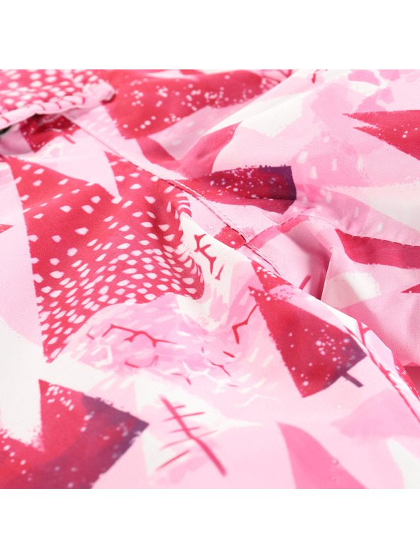 ALPINE PRO Kinder-Overall mit PTX-Schneemembran ALPINE PRO KIREMO neon knockout pink Variante pa