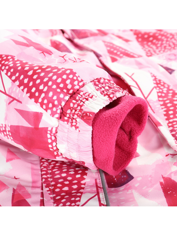 ALPINE PRO Kinder-Overall mit PTX-Schneemembran ALPINE PRO KIREMO neon knockout pink Variante pa