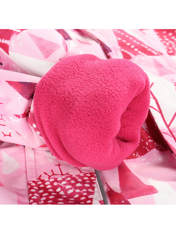 ALPINE PRO Kinder-Overall mit PTX-Schneemembran ALPINE PRO KIREMO neon knockout pink Variante pa