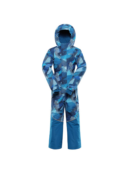 ALPINE PRO Kinder-Overall mit PTX-Schneemembran ALPINE PRO KIREMO neon atomic blue Variante pb