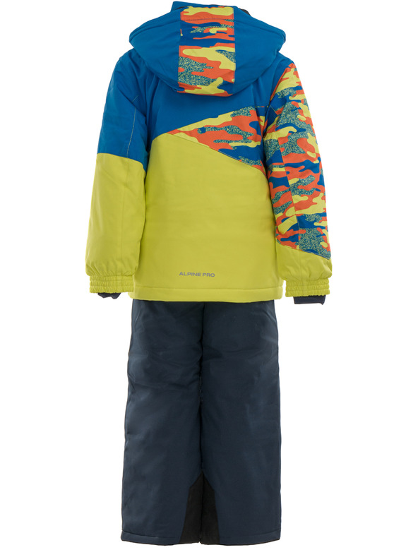 ALPINE PRO Kinder-Skiset alpine pro ALPINE PRO AILINO electric blue lemonade