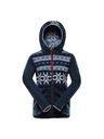 ALPINE PRO Kinder-Wärmender Kapuzenpullover ALPINE PRO NORESO moonlit ocean Variante pa