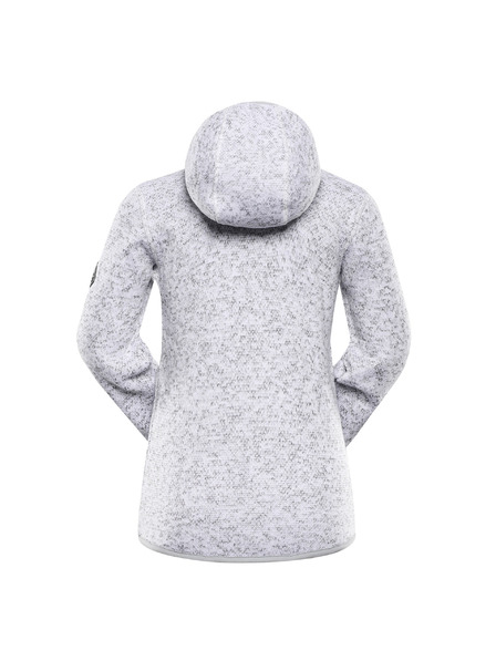 ALPINE PRO Kinder-Wärmender Pullover mit Reißverschluss ALPINE PRO ZEGO 2 weiß