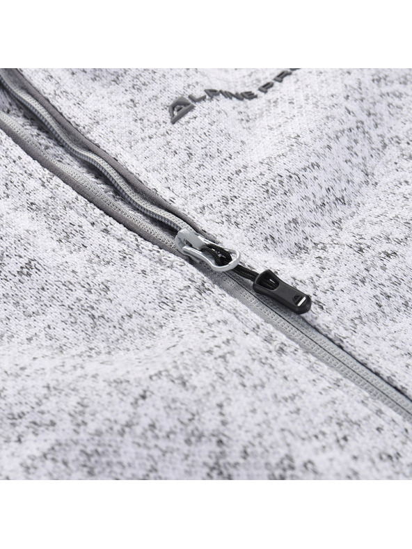 ALPINE PRO Kinder-Wärmender Pullover mit Reißverschluss ALPINE PRO ZEGO 2 weiß