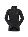 ALPINE PRO Kinder-Schnelltrocknender Pullover ALPINE PRO QADO schwarz