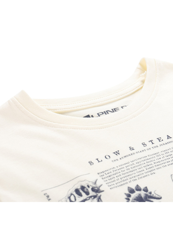 ALPINE PRO Kinder-T-Shirt aus Bio-Baumwolle ALPINE PRO ECCO 2 creme Variante pf