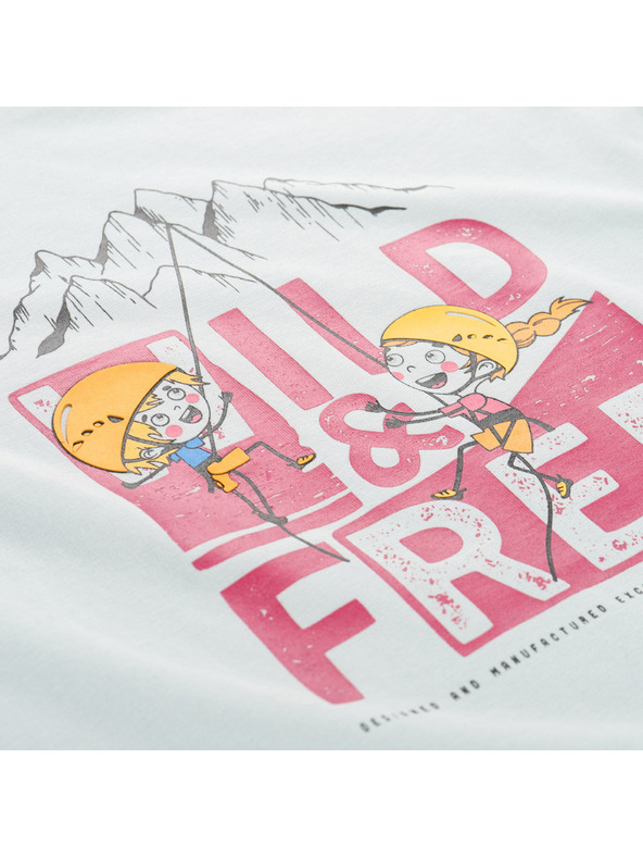 ALPINE PRO Kinder-T-Shirt aus Bio-Baumwolle ALPINE PRO ECCO 2 sprout green Variante pe