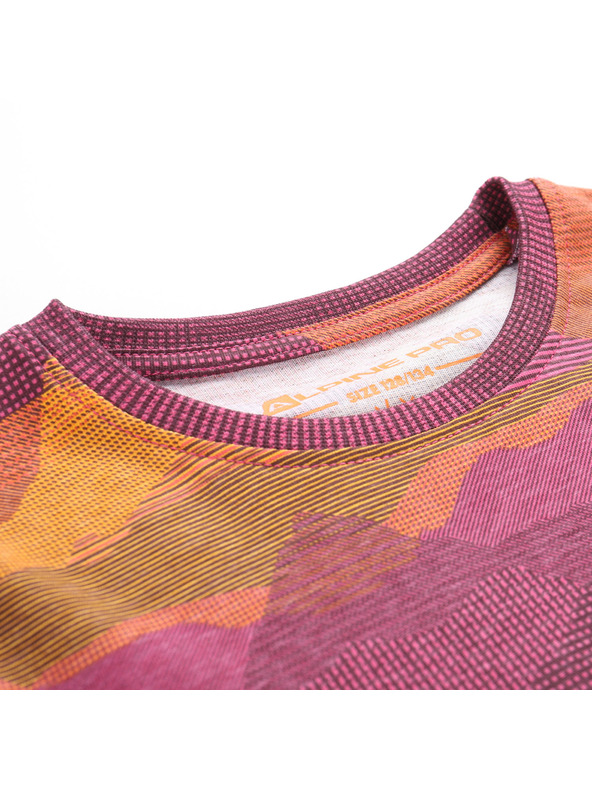 ALPINE PRO Kinder-T-Shirt aus Bio-Baumwolle ALPINE PRO ECCO 2 fuchsia fedora Variante pa