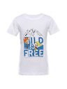 ALPINE PRO Kinder-T-Shirt aus Bio-Baumwolle ALPINE PRO ECOMO 3 white varianta pc