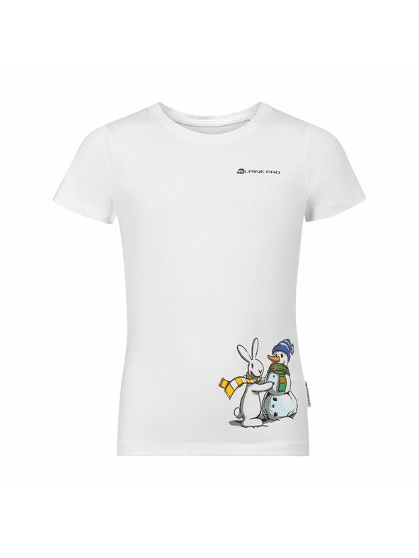 ALPINE PRO Kinder-T-Shirt Bob und Bobek ALPINE PRO BOBBO white