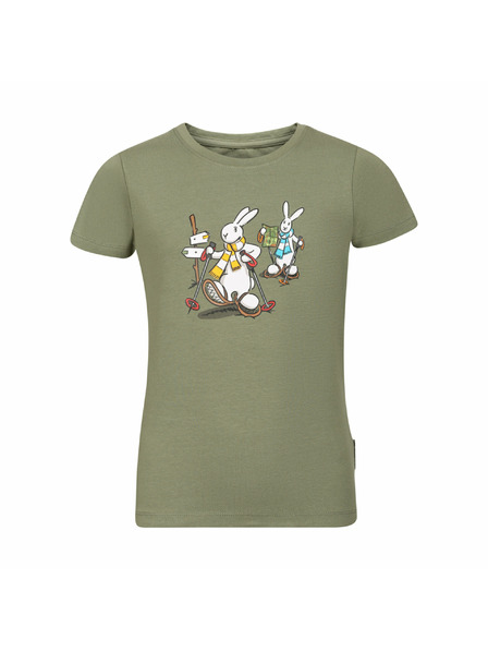 ALPINE PRO Kinder-T-Shirt Bob und Bobek ALPINE PRO BOBBO oil green