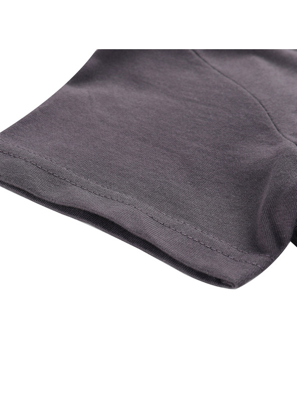 ALPINE PRO Kinder-T-Shirt aus Bio-Baumwolle ALPINE PRO ECOMO 3 obsidian varianta pa