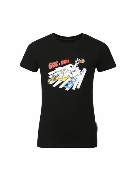 ALPINE PRO Kinder-T-Shirt Bob und Bobek ALPINE PRO BOBBO black