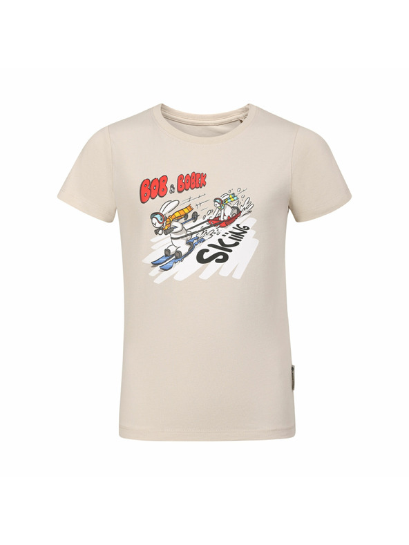 ALPINE PRO Kinder-Baumwoll-T-Shirt Bob und Bobek ALPINE PRO BOBBO moonbeam