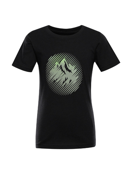 ALPINE PRO Kinder-Schnelltrocknendes T-Shirt mit Cool-Dry ALPINE PRO DALLO 3 black varianta pb