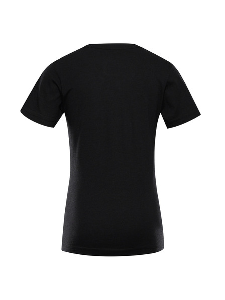 ALPINE PRO Kinder-Schnelltrocknendes T-Shirt mit Cool-Dry ALPINE PRO DALLO 3 black varianta pb