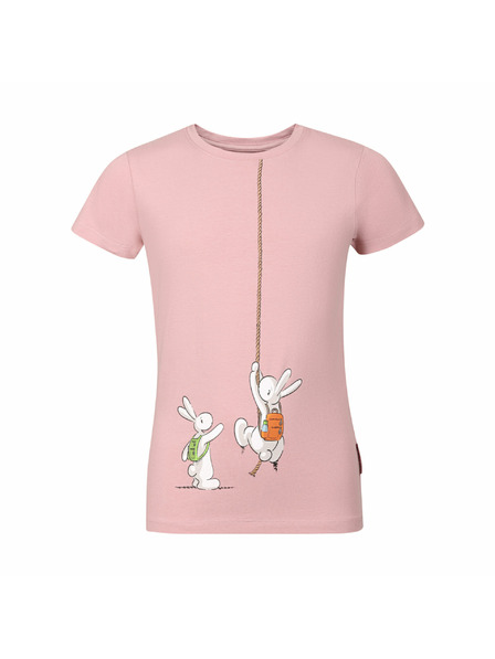 ALPINE PRO Kinder-Baumwoll-T-Shirt Bob und Bobek ALPINE PRO BOBBO pale mauve