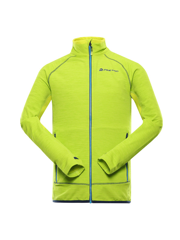 ALPINE PRO Herren schnelltrockender Pullover ALPINE PRO ONNEC lime green