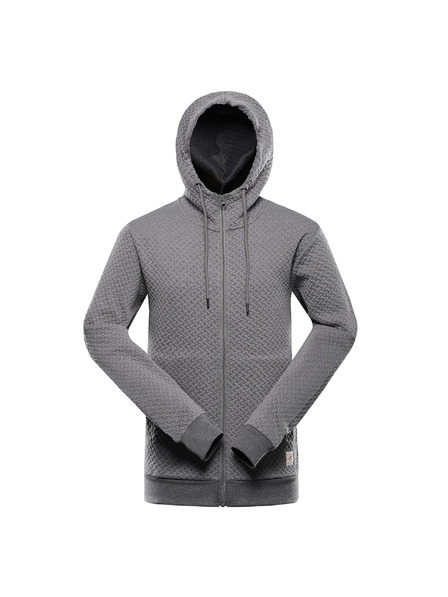 ALPINE PRO Herren Kapuzenpullover ALPINE PRO LEL dk.true gray