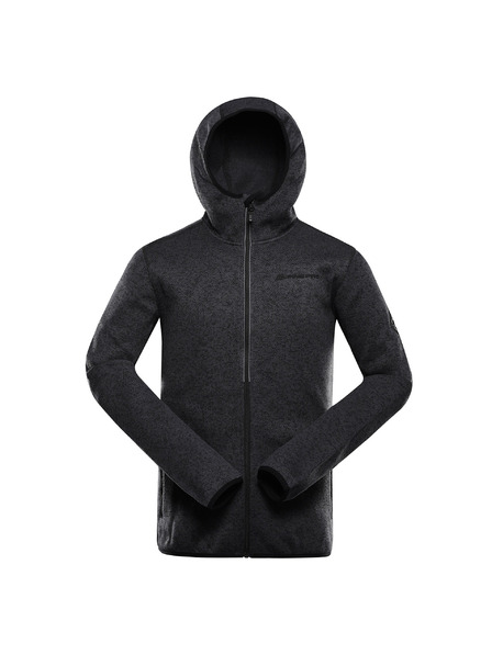 ALPINE PRO Herren-Warmer Pullover mit Reißverschluss ALPINE PRO ZEG 2 black