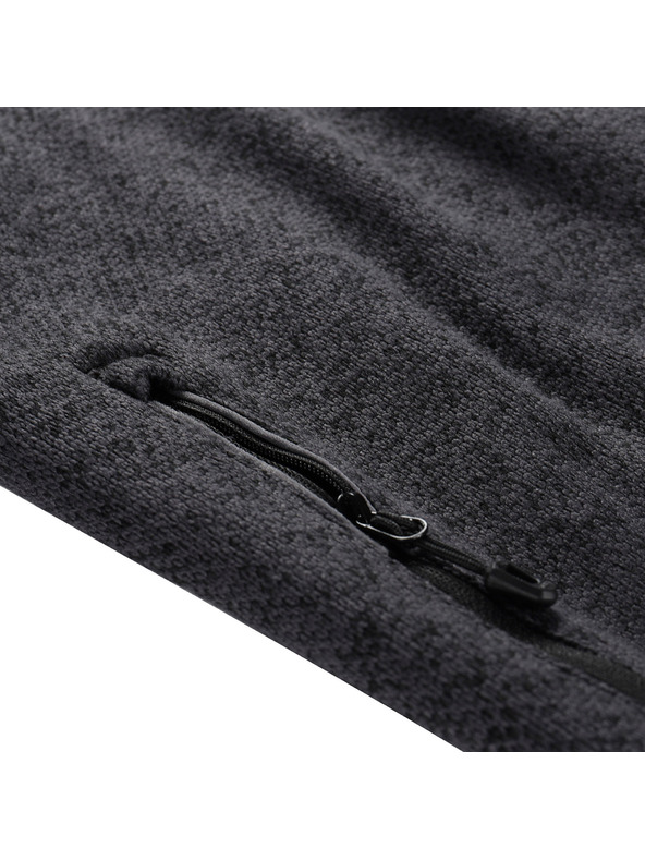 ALPINE PRO Herren-Warmer Pullover mit Reißverschluss ALPINE PRO ZEG 2 black