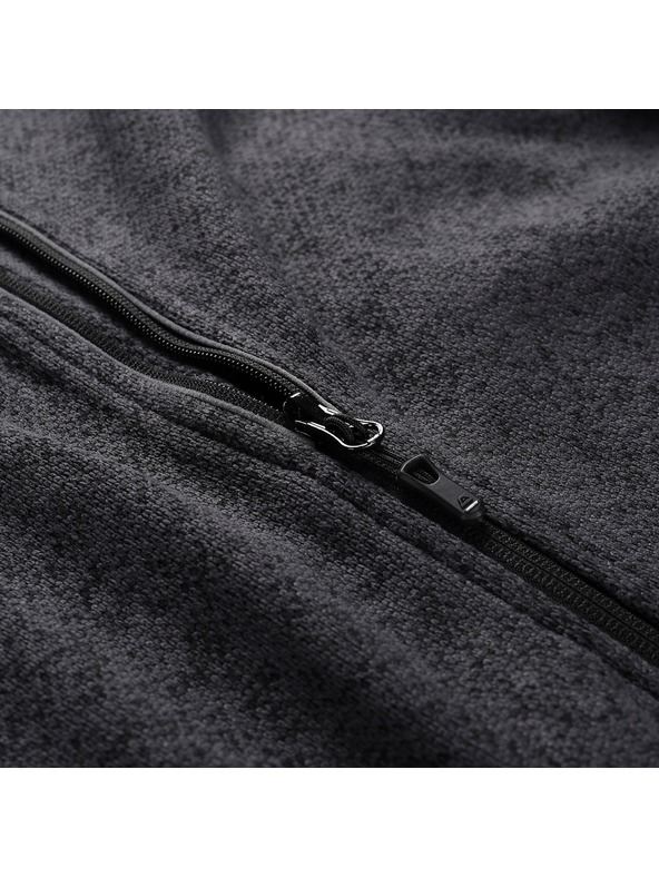 ALPINE PRO Herren-Warmer Pullover mit Reißverschluss ALPINE PRO ZEG 2 black
