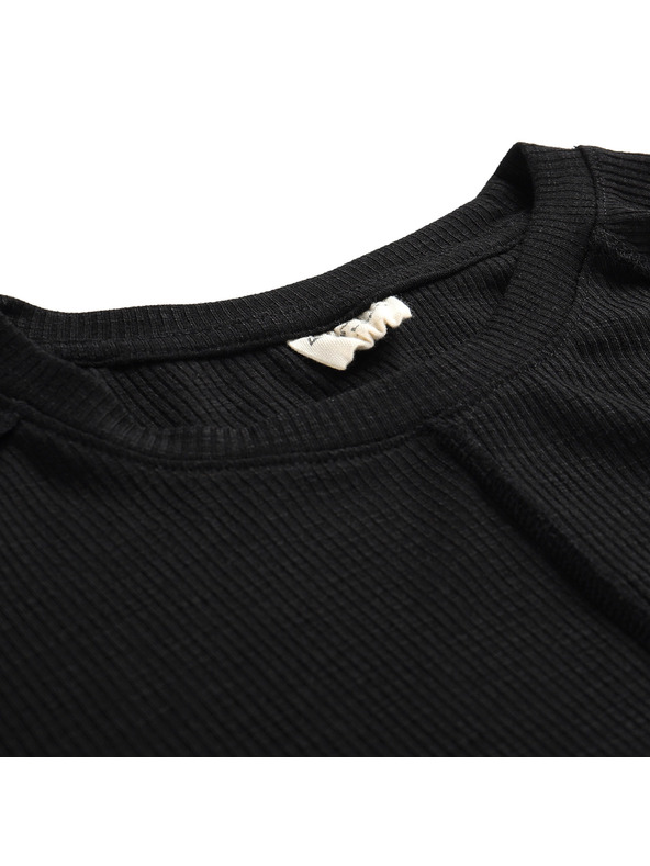 ALPINE PRO Herren-Langarm-T-Shirt ALPINE PRO LERET black