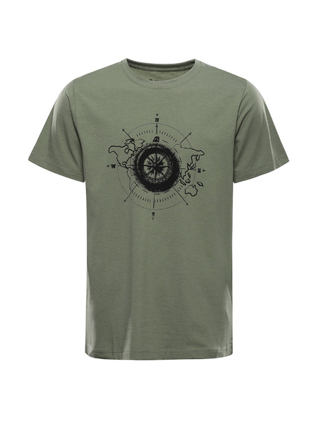 ALPINE PRO Herren Baumwoll-T-Shirt ALPINE PRO MOROL oil green Variante pa