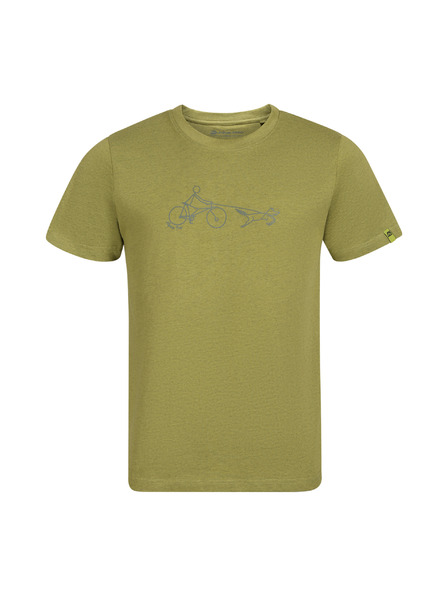 ALPINE PRO Herren T-Shirt aus knitterfreiem Material ALPINE PRO NOGER green oasis varianta pa