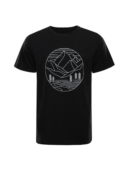 ALPINE PRO Herren Baumwoll-T-Shirt ALPINE PRO MOROL black varianta pc