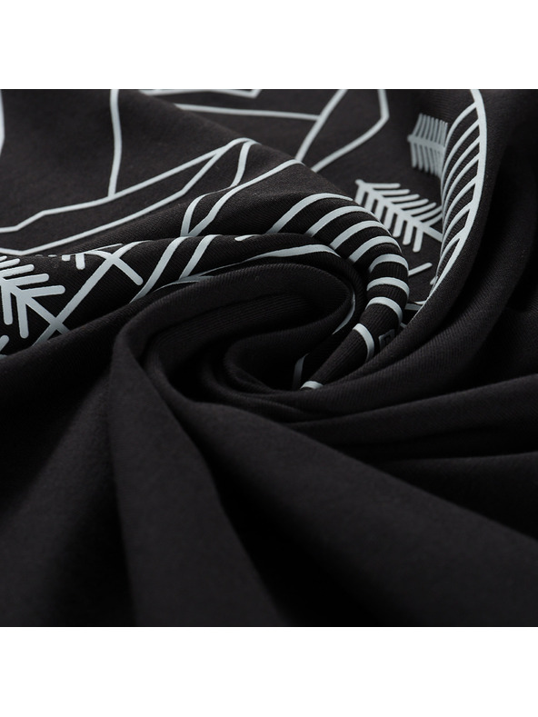 ALPINE PRO Herren Baumwoll-T-Shirt ALPINE PRO MOROL black varianta pc