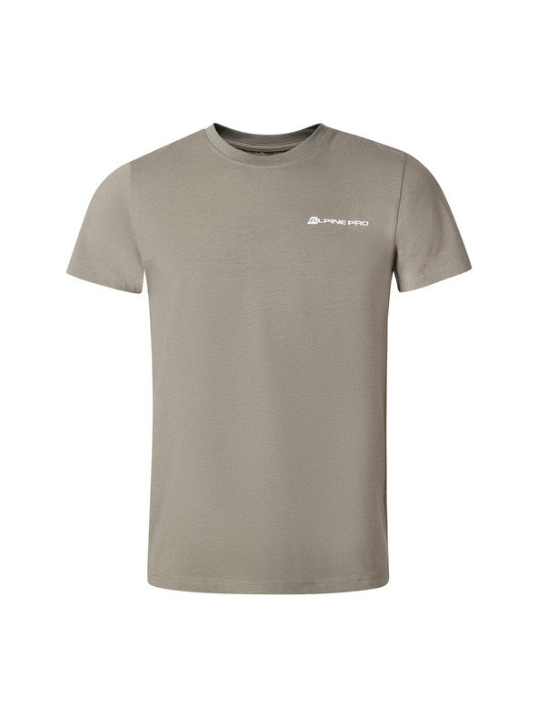 ALPINE PRO Herren Baumwoll-T-Shirt mit Fine Cotton ALPINE PRO FRAB lt. graphite