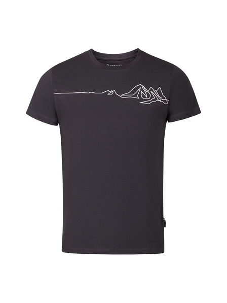 ALPINE PRO Herren Baumwoll-T-Shirt ALPINE PRO NORD obsidian varianta pb