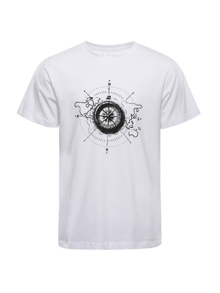 ALPINE PRO Herren Baumwoll-T-Shirt ALPINE PRO MOROL white Variante pa