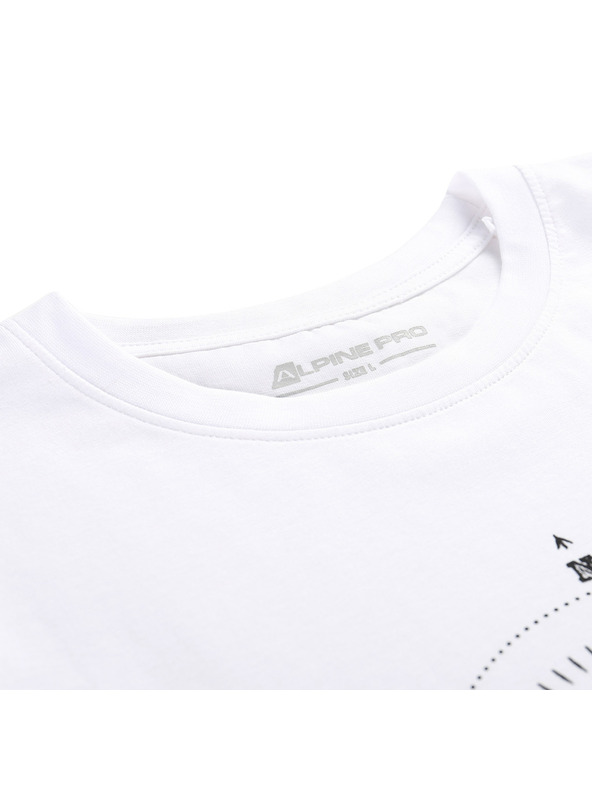 ALPINE PRO Herren Baumwoll-T-Shirt ALPINE PRO MOROL white Variante pa