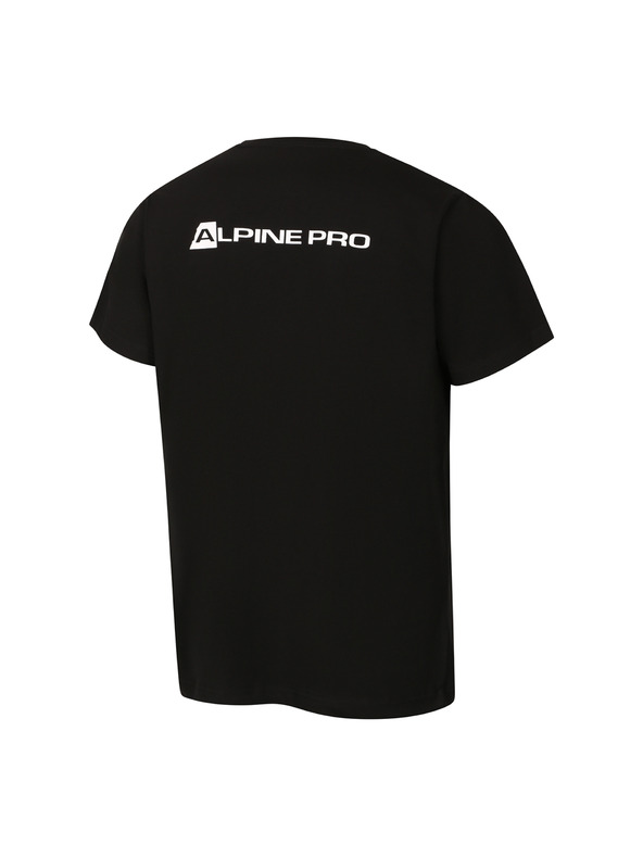 ALPINE PRO Herren Baumwoll-T-Shirt mit Fine Cotton ALPINE PRO FRAB black Variante pb