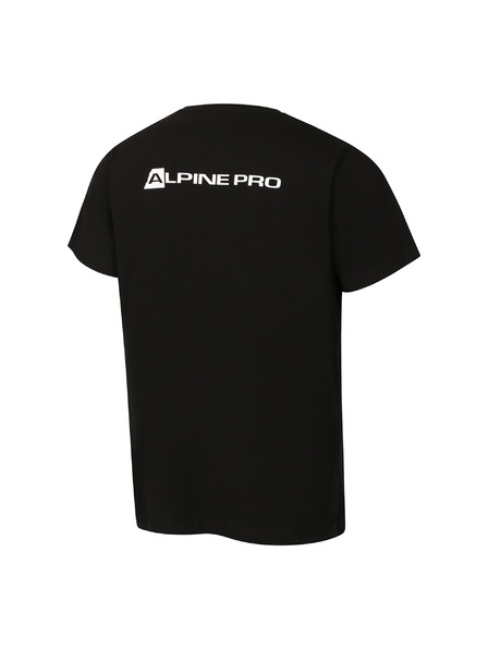 ALPINE PRO Herren Baumwoll-T-Shirt mit Fine Cotton ALPINE PRO FRAB black Variante pb