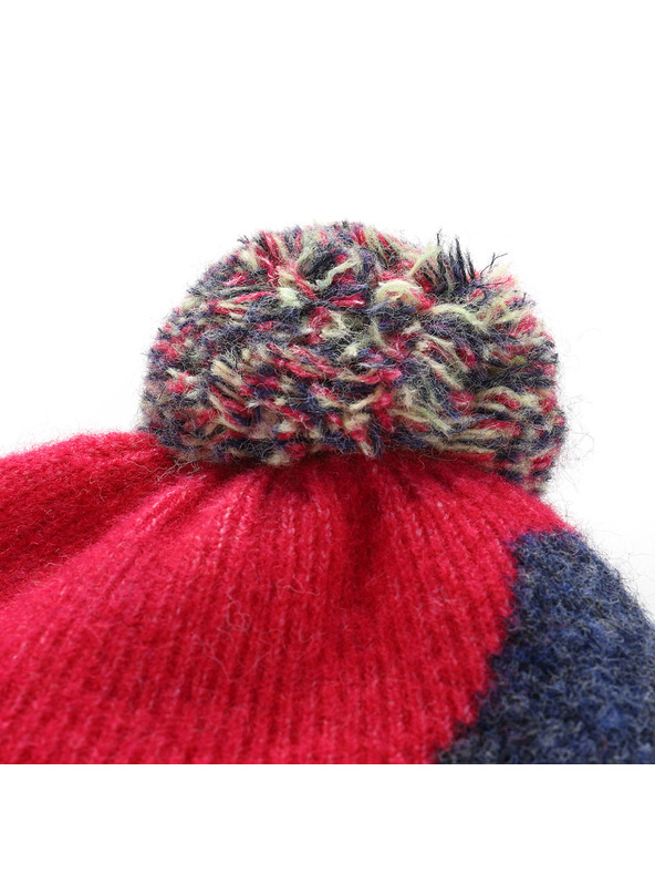 ALPINE PRO Winter-Mütze mit Bommel ALPINE PRO MOBE fuchsia fedora