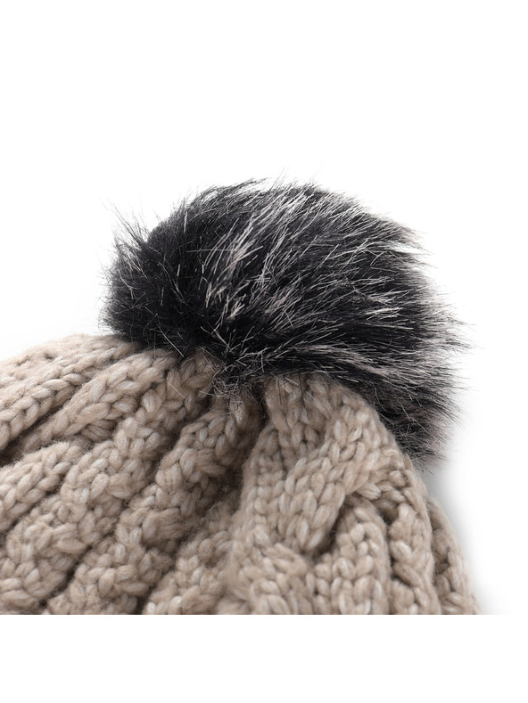 ALPINE PRO Winter-Mütze mit Bommel ALPINE PRO ORGE moonbeam